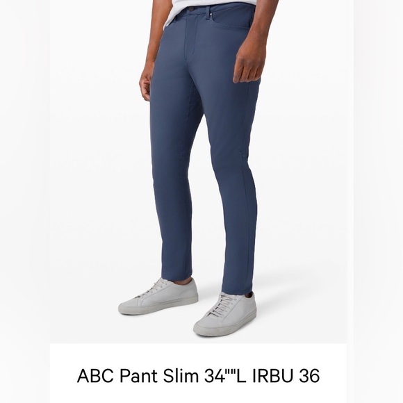 lululemon athletica Blue Chinos. Like new, only worn a couple of times. - Picture 1 of 5